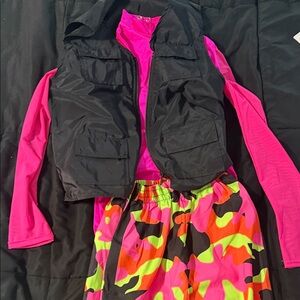 Weissman Pink and Black Dance Costume